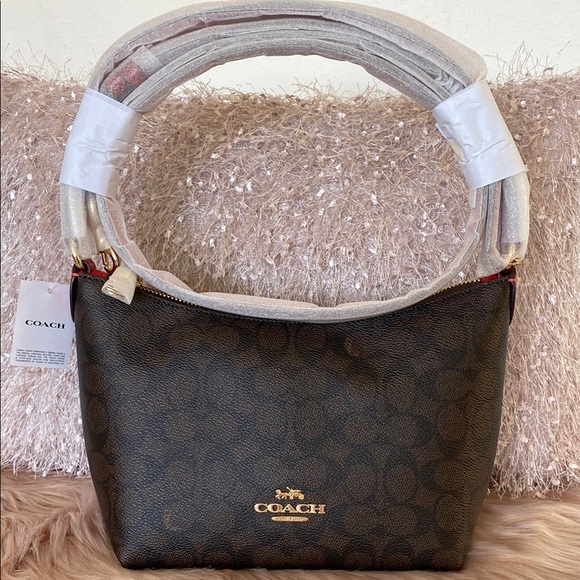 Coach Handbags - NWT Coach Brown Shoulder Bag with Timeless Elegance